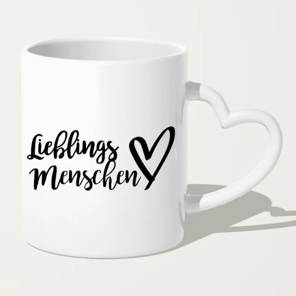 Personalisierte Tasse 1 Frau + 1 Teenagerin + 1 Kind