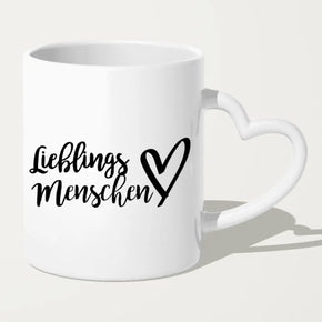 Personalisierte Tasse - 2 Frauen + 1 Kind + 1 Baby