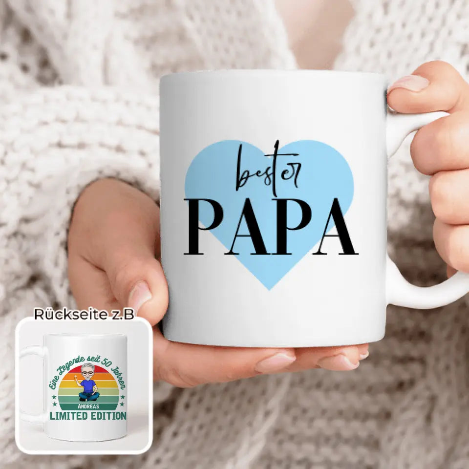 Personalisierte Tasse - Eine Legende seit X Jahren - Opa / Papa Legende