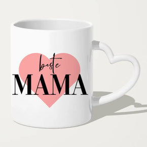 Personalisierte Tasse 2 Frauen mit je 1 Kind & 1 Baby