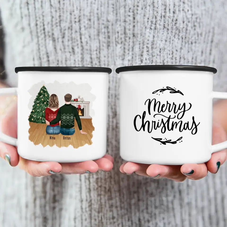 Personalisierte Tasse für Pärchen - Weihnachtstasse