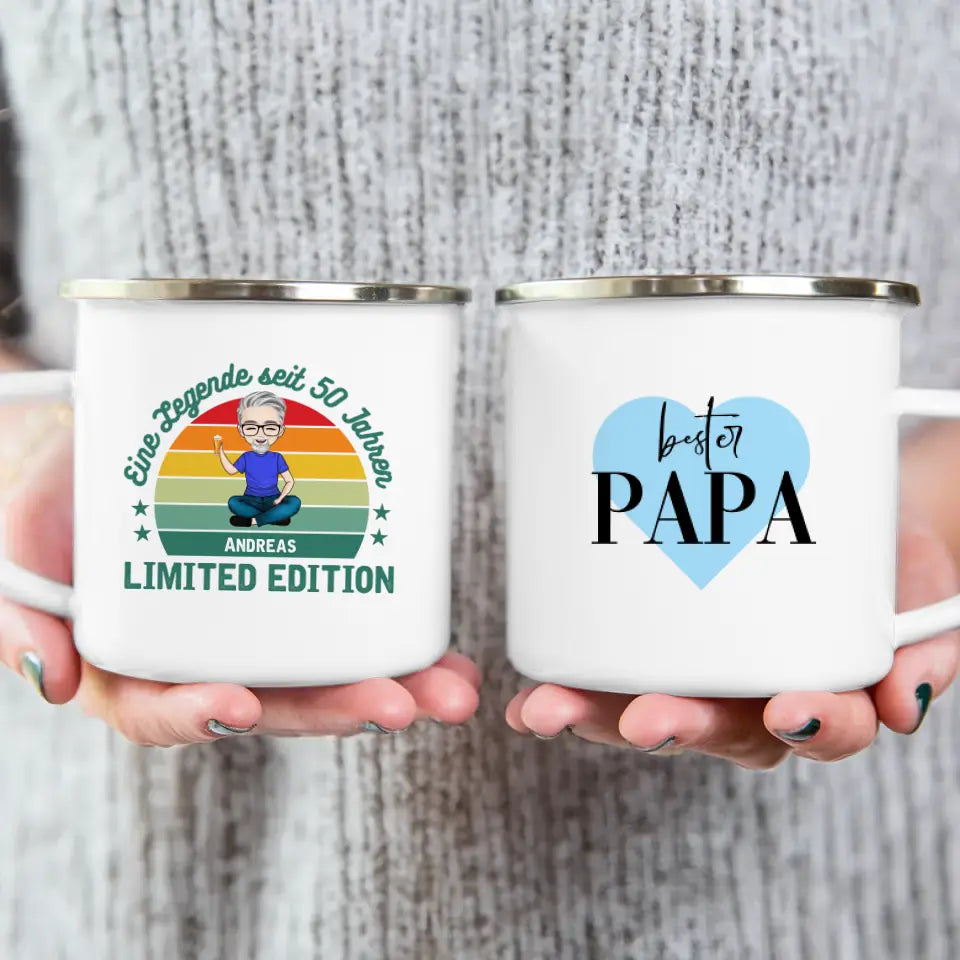 Personalisierte Tasse - Eine Legende seit X Jahren - Opa / Papa Legende