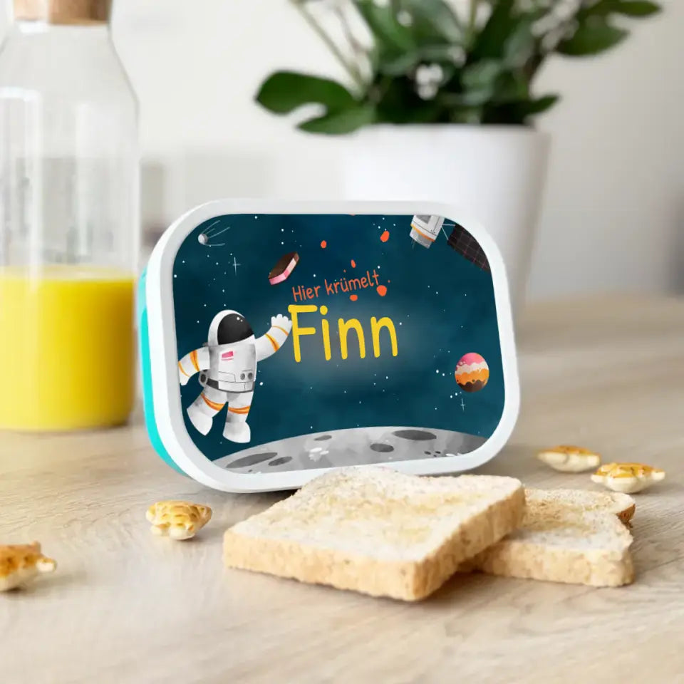 Personalisierte Mepal Campus Bento Brotdose/Trinkflasche im Astronauten Design mit Namen