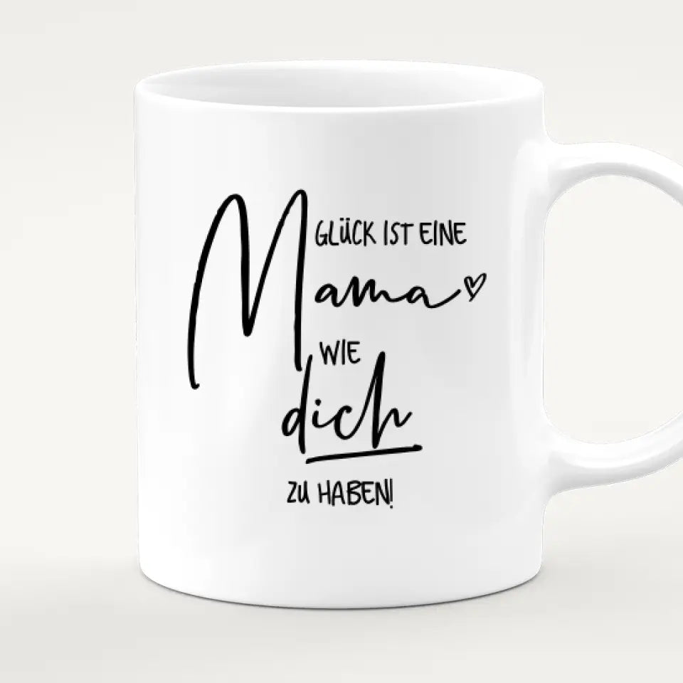 Personalisierte Tasse - Mutter/Mama + Tochter (stehend)