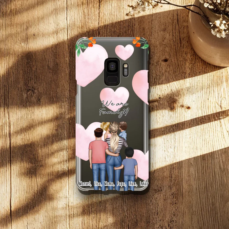 Personalisierte Handyhülle - Mama/Mutter mit 1-4 Kindern - Samsung
