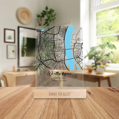 Personalisierte Acrylglasplatte - 