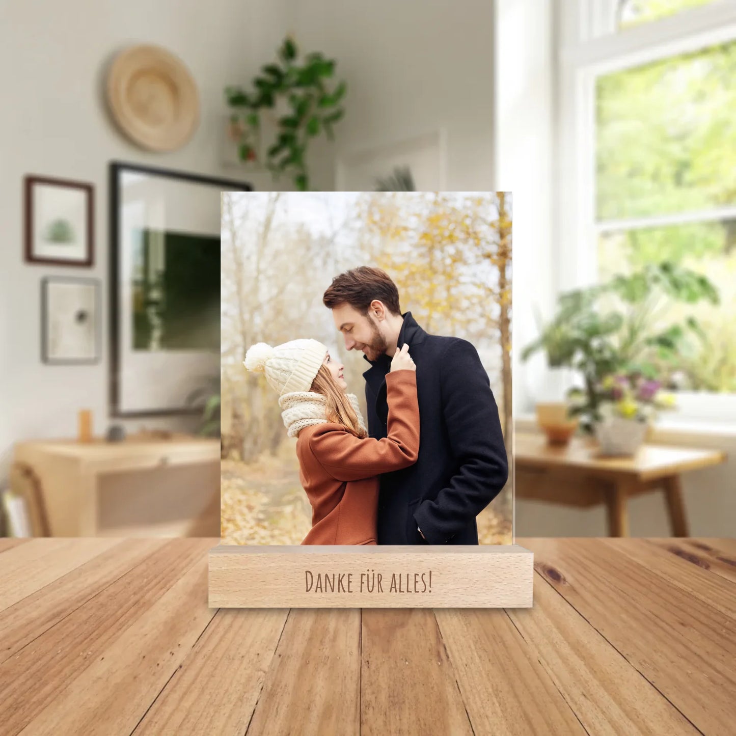 Personalisierte Acrylglasplatte mit deinem Bild