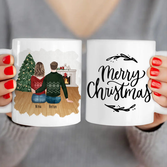 Personalisierte Tasse für Pärchen - Weihnachtstasse