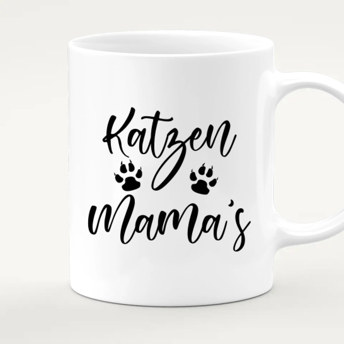 Personalisierte Tasse mit Katze und Frauen (1 Katze + 2 Frauen) - Weihnachtstasse