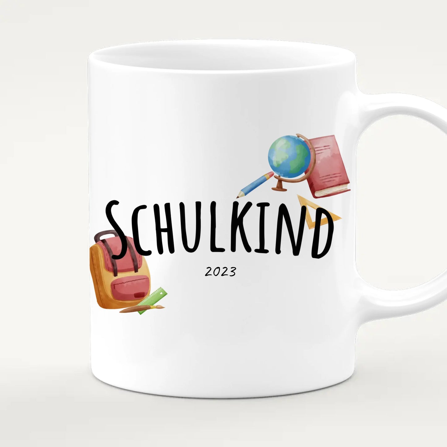 Personalisierte Tasse - Geschenk zur Einschulung (1 Junge)