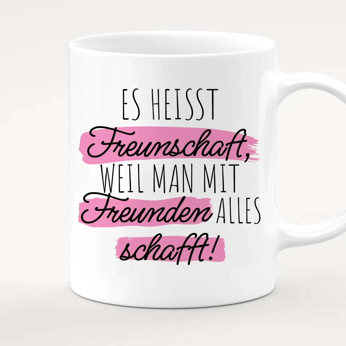 Personalisierte Tasse für Beste Freundinnen (11 Freundinnen)