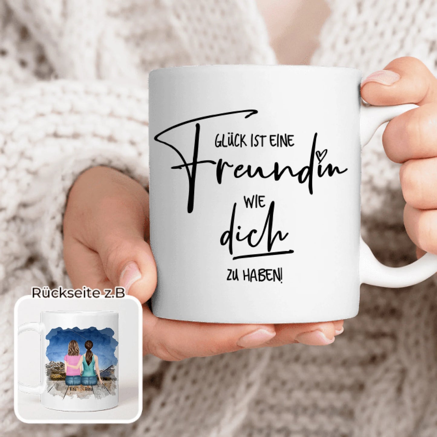 Personalisierte Tasse für lesbisches Pärchen / Paar - Gleichgeschlechtlich