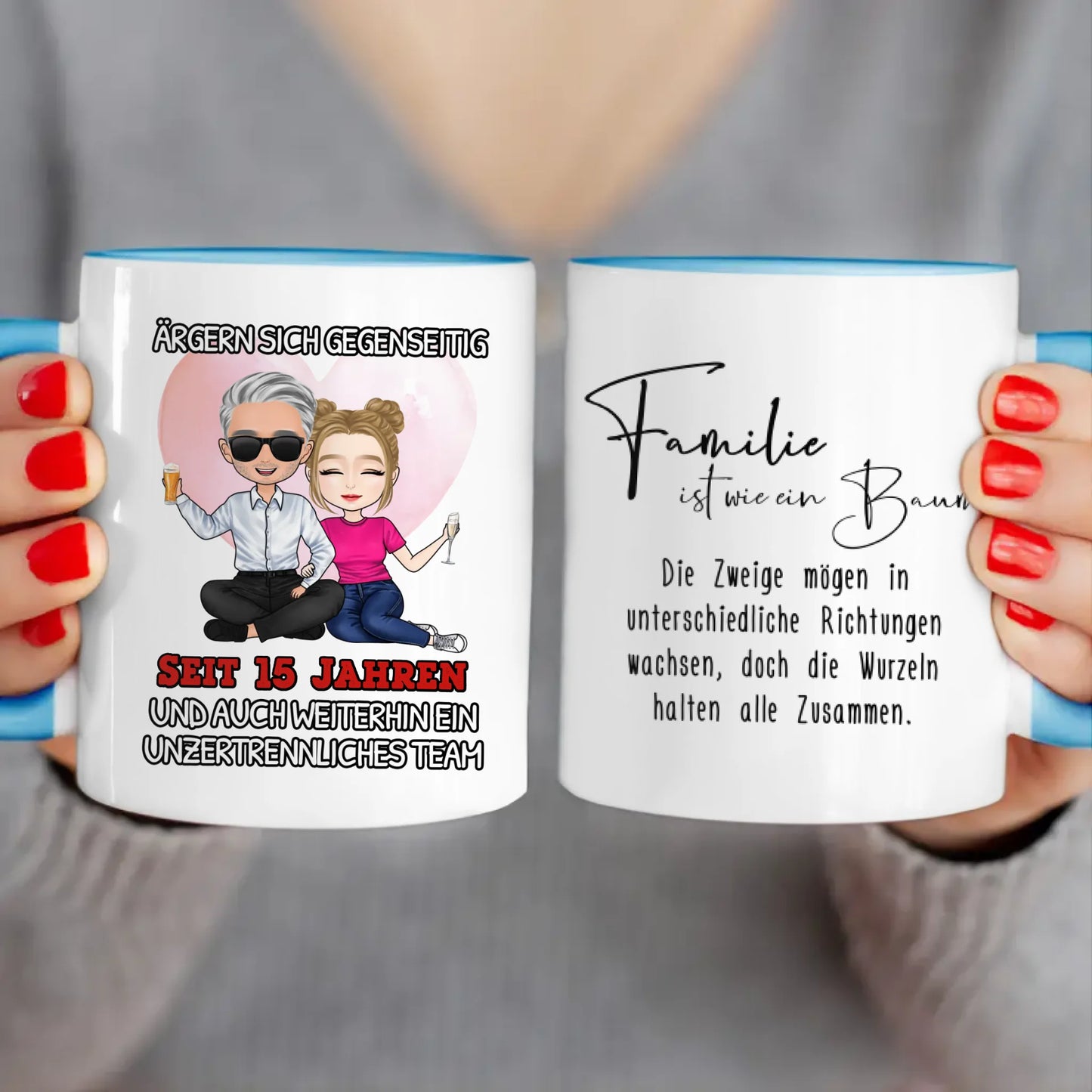 Personalisierte Tasse - Ärgern sich gegenseitig seit Jahren... Paar Tasse