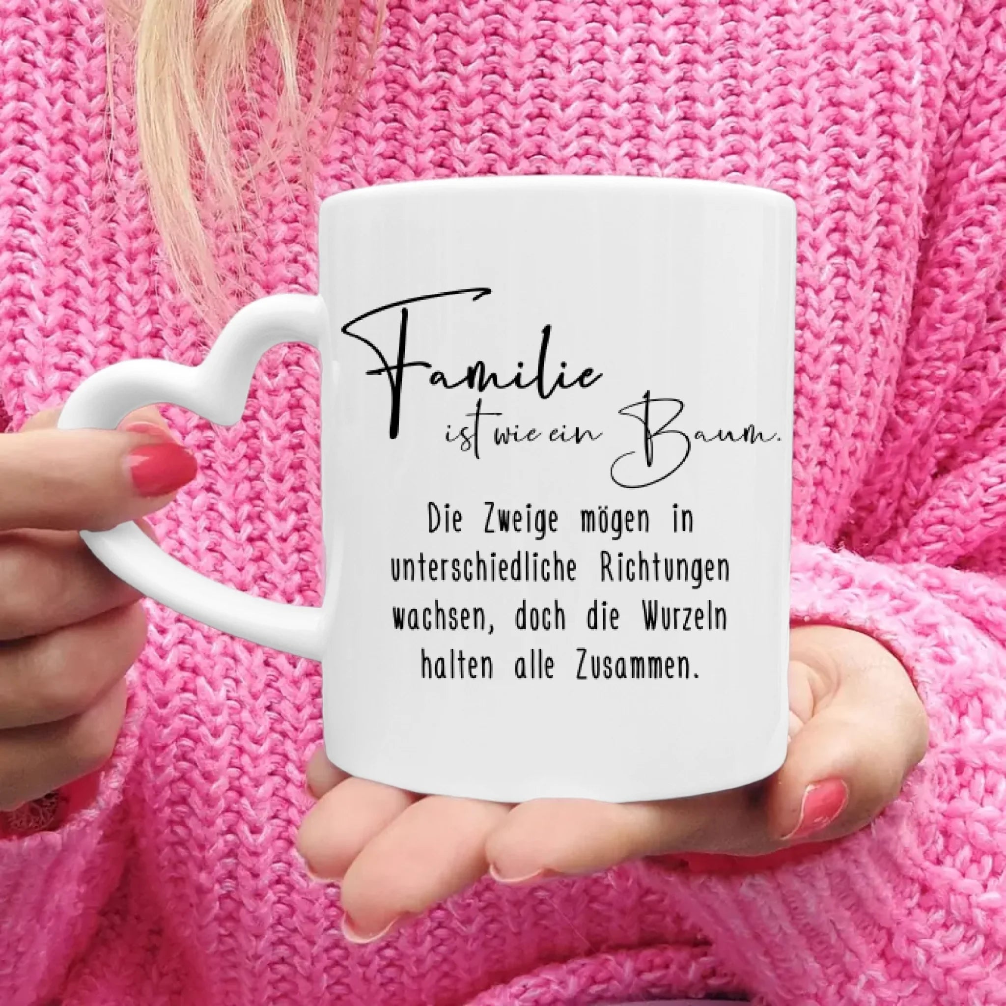 Personalisierte Tasse - Eigenes Bild + Name - Familientasse