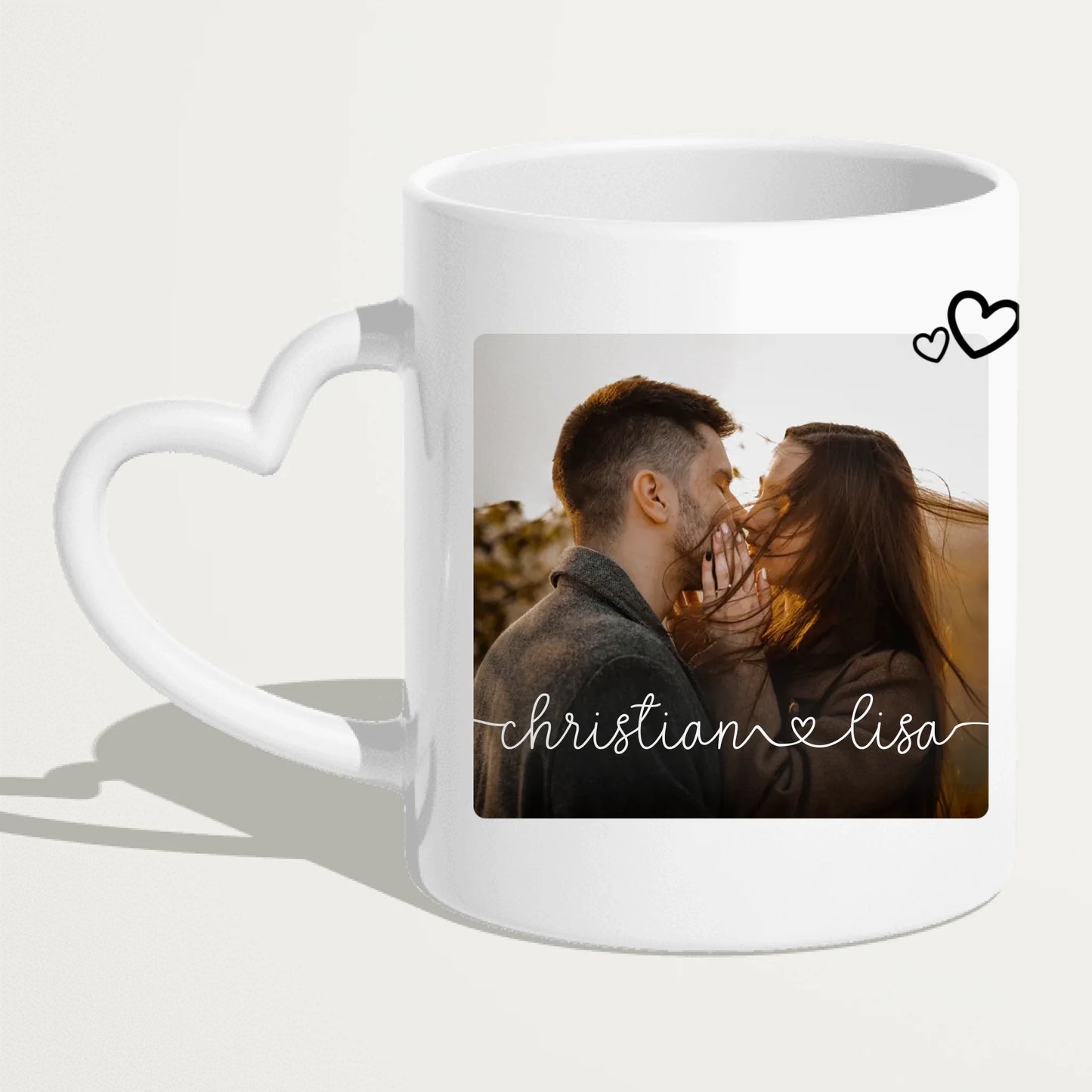 Personalisierte Tasse - Bild und Spruch - Paar-Tasse