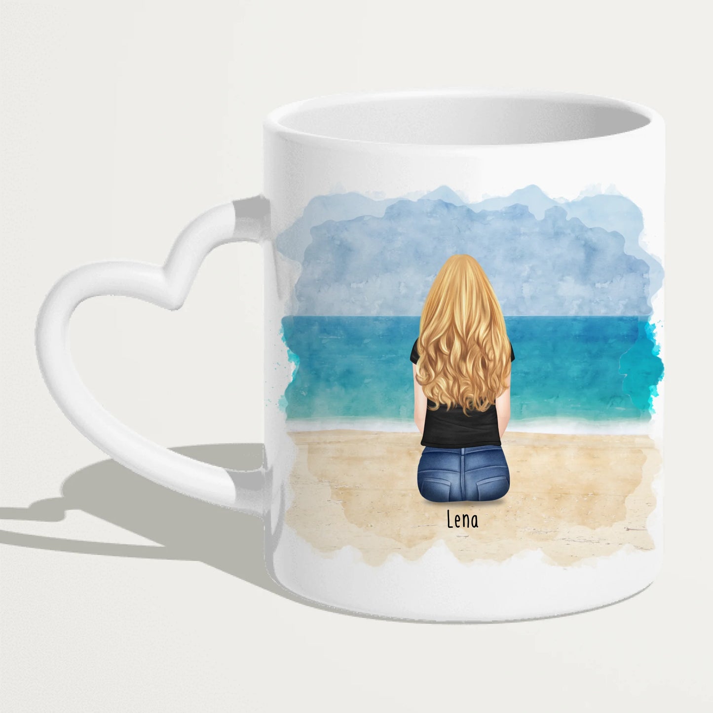 Personalisierte Tasse Kollegen (1 Frau) - Abschiedsgeschenk