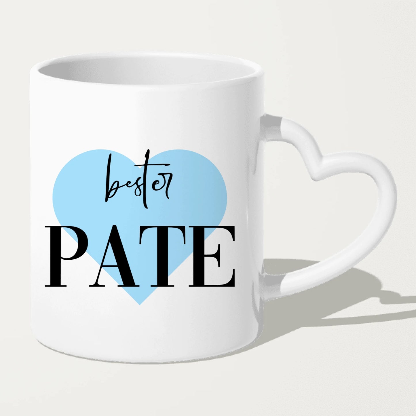 Personalisierte Tasse - Bester Pate (2 Kinder + 1 Mann)