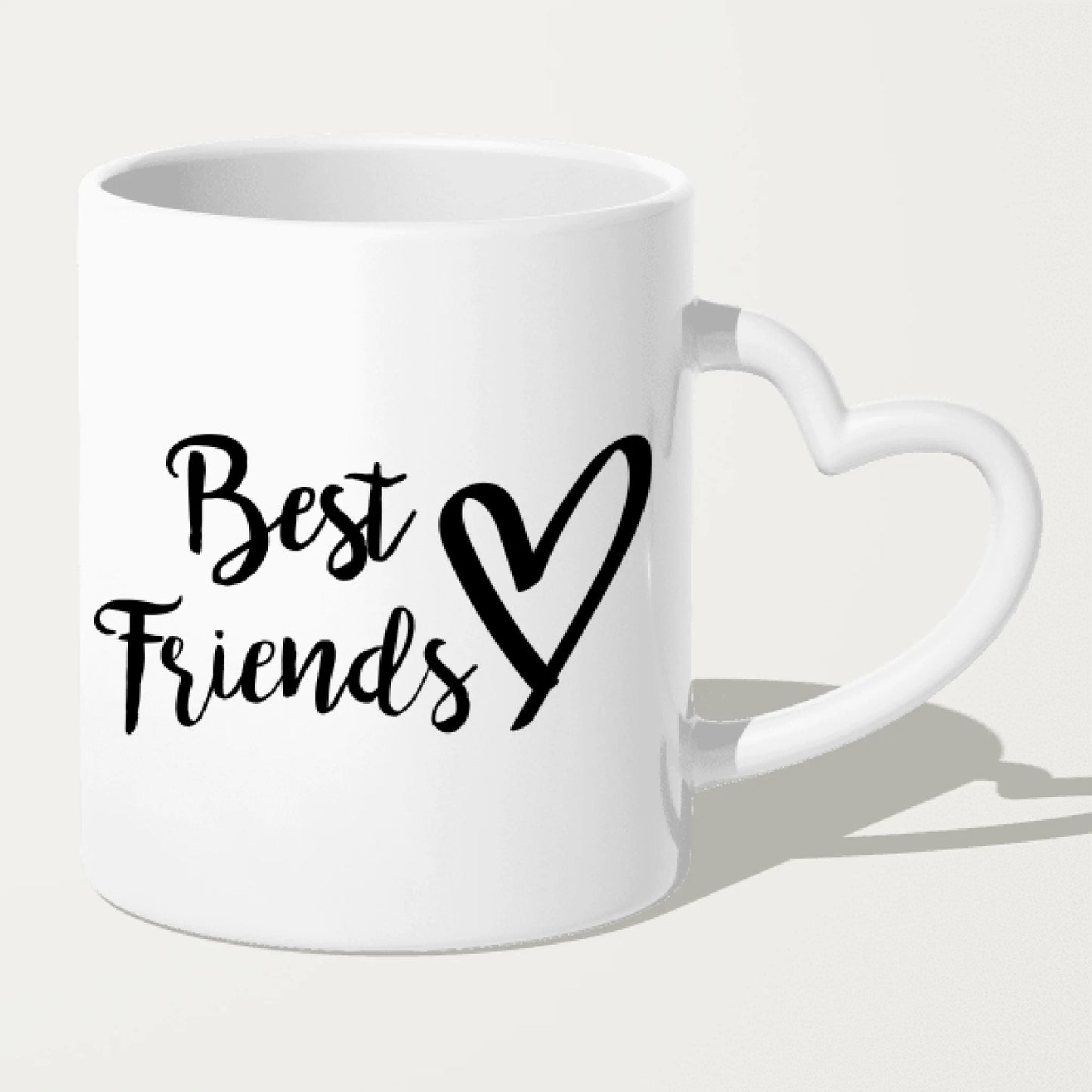 Personalisierte Tasse - 2 Männer + 2 Hunde