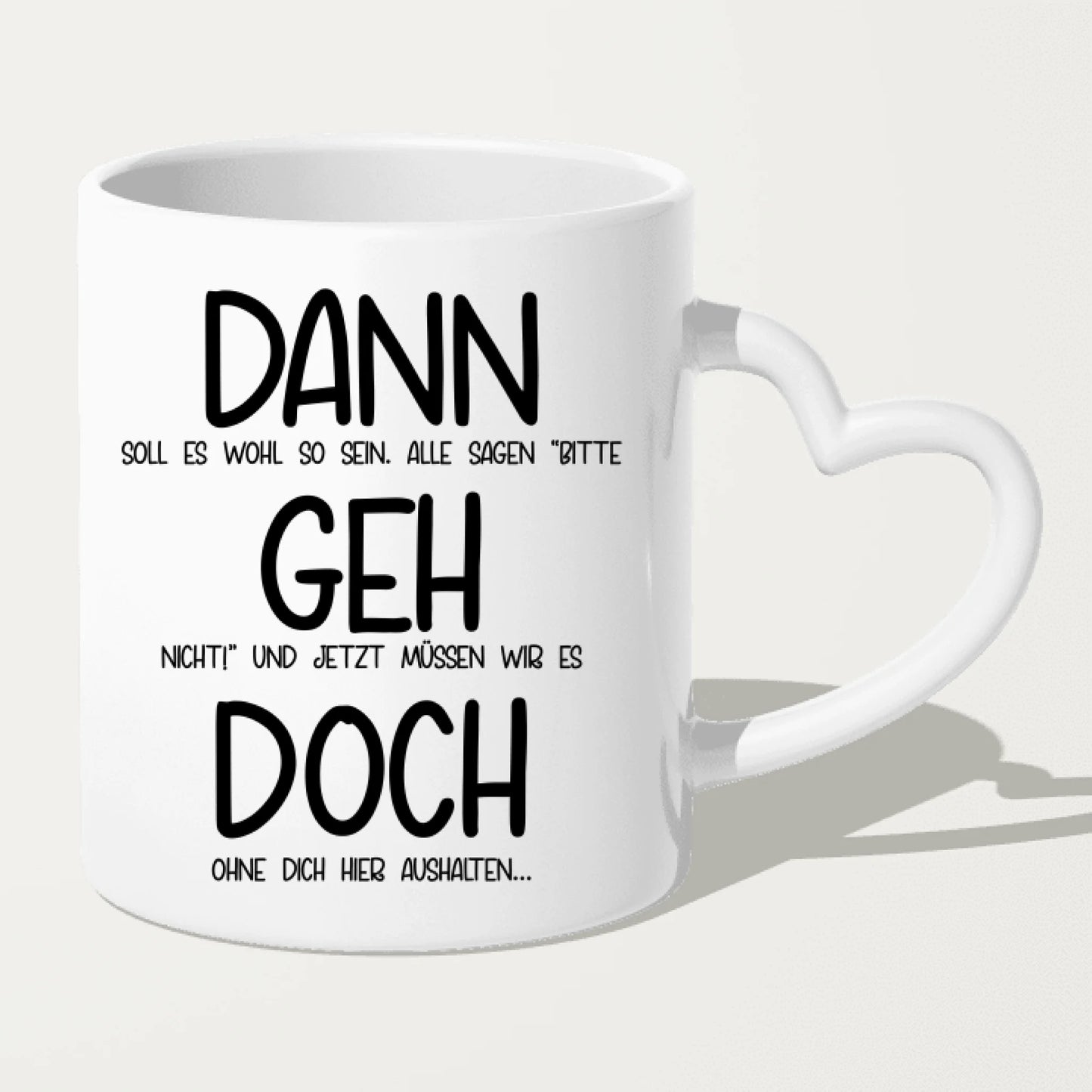 Personalisierte Tasse Kollegen (7 Frauen +  1 Mann) - Abschiedsgeschenk