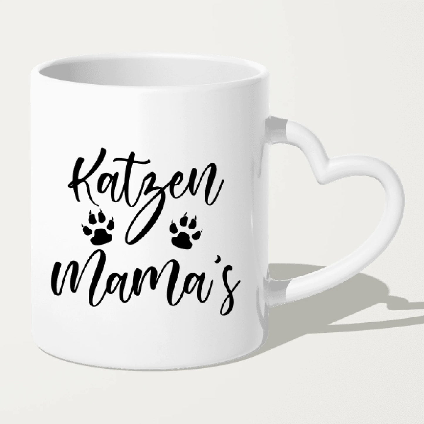 Personalisierte Tasse mit Katzen und Frauen (2 Katzen + 2 Frauen) - Weihnachtstasse