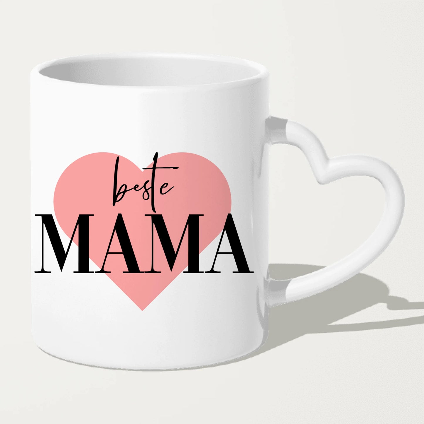 Personalisierte Tasse mit Mutter/Tochter/Sohn (2 Töchter + 1 Sohn) - Weihnachtstasse