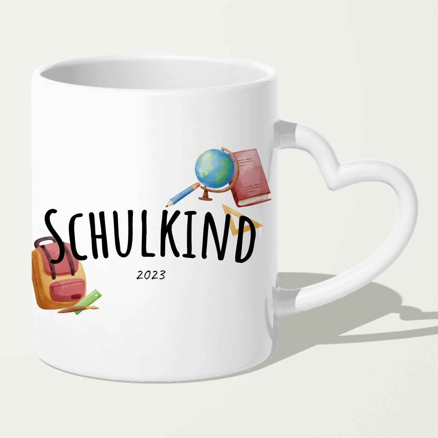 Personalisierte Tasse - Geschenk zur Einschulung (1 Junge)