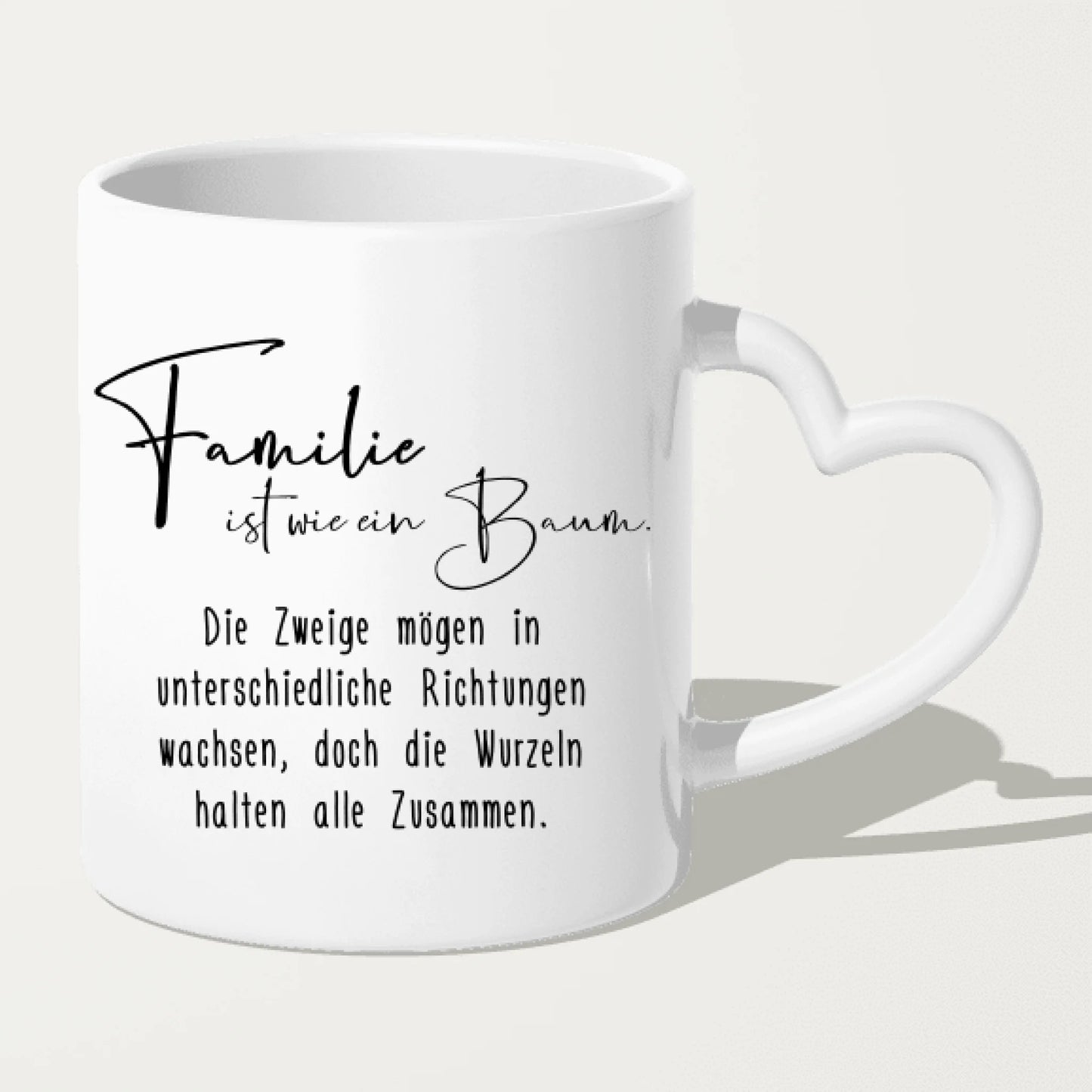 Tasse Familie + 1 Teenagerin + 2 Teenager