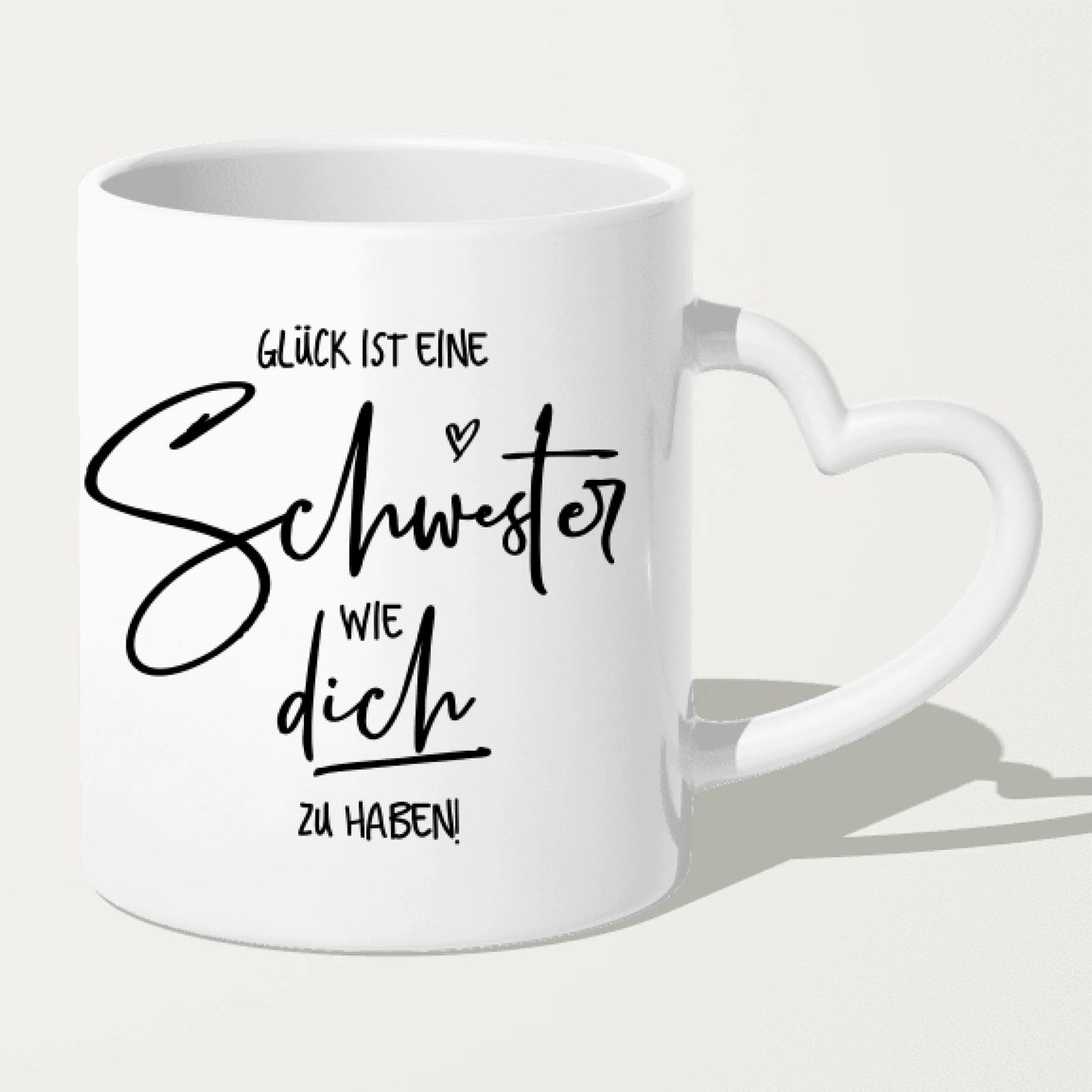 Personalisierte Beste Schwestern Tasse mit Jacke