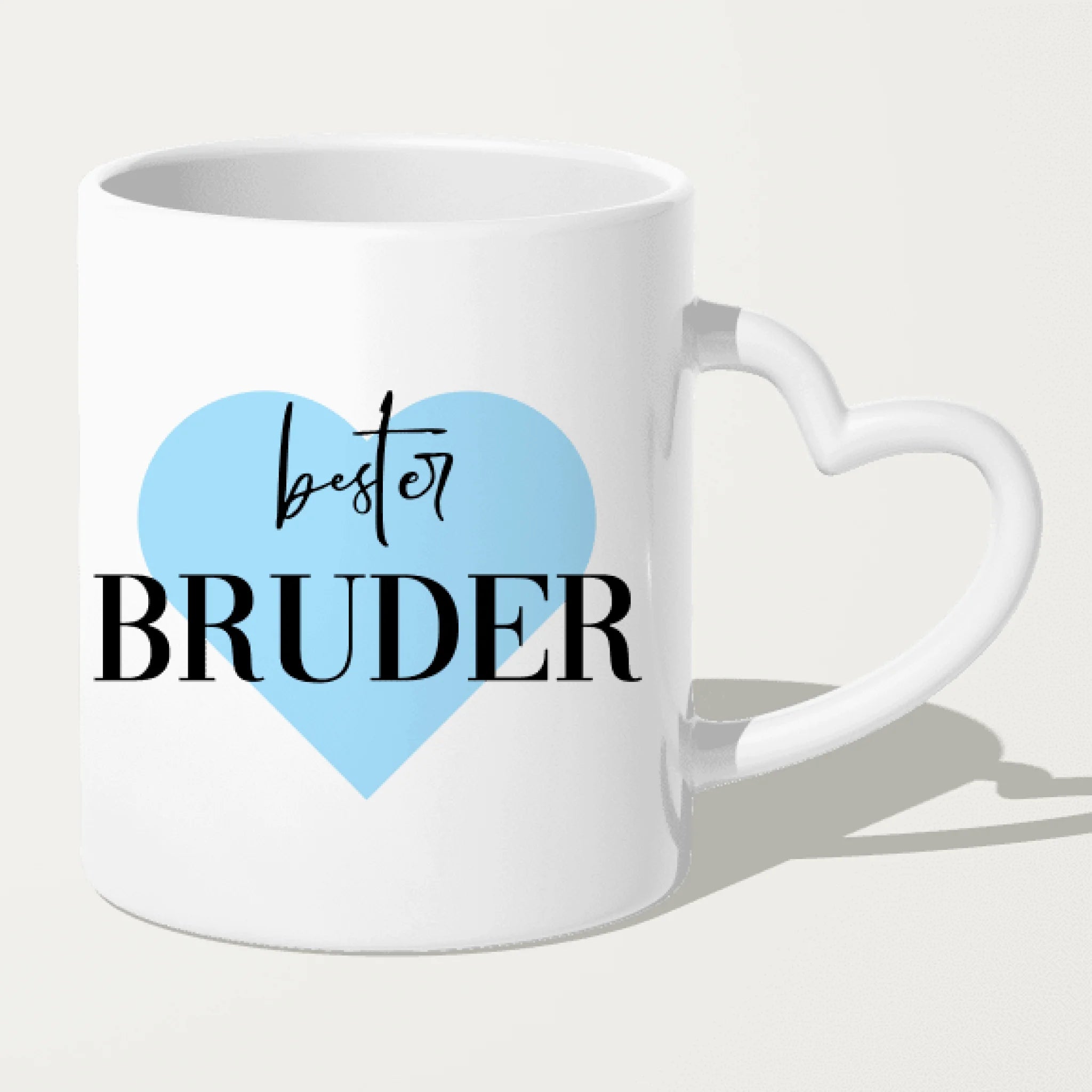 Personalisierte Tasse - 1 Teenager (m) + 1 Kind (m/w)