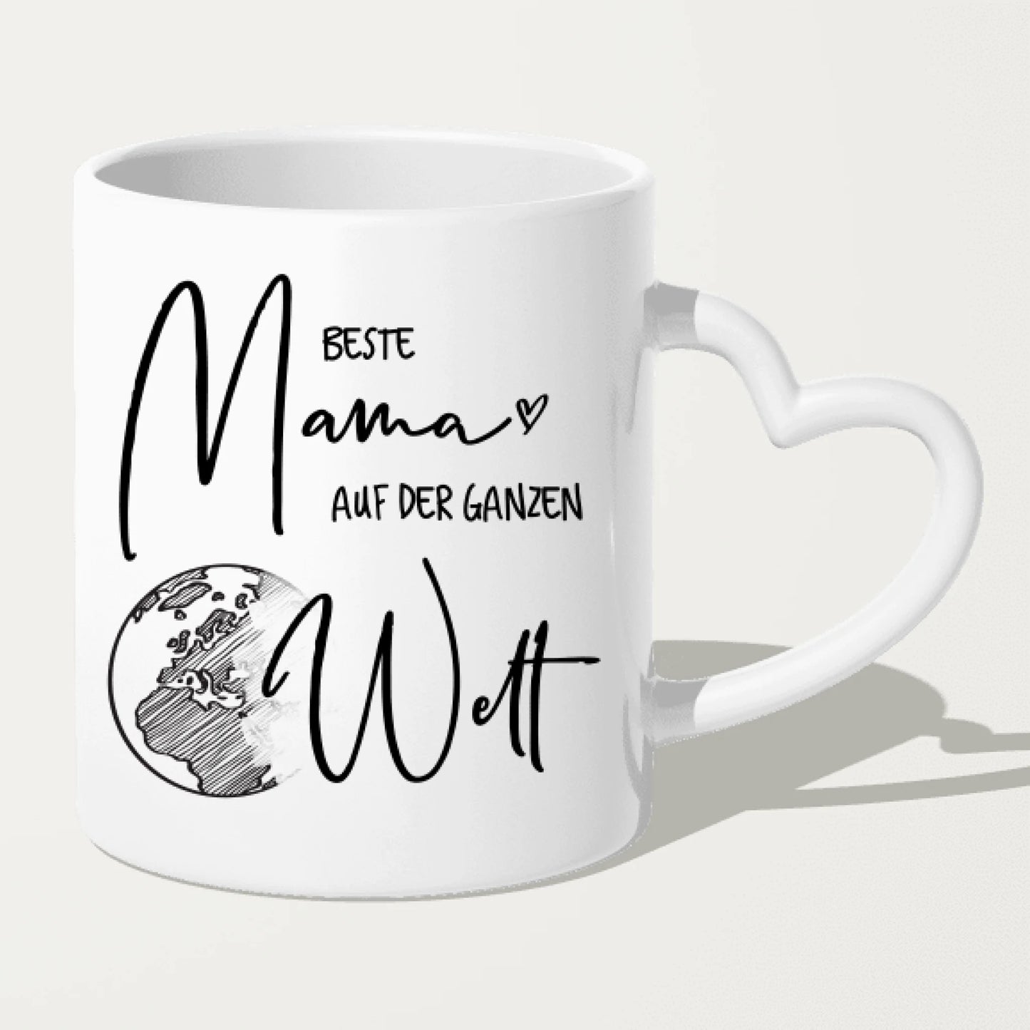 Personalisierte Tasse - Mutter + Tochter mit Drinks