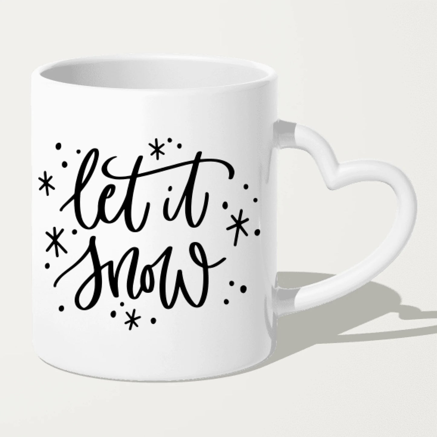 Personalisierte Tasse - Mutter/Mama + Tochter (stehend) - Weihnachtstasse