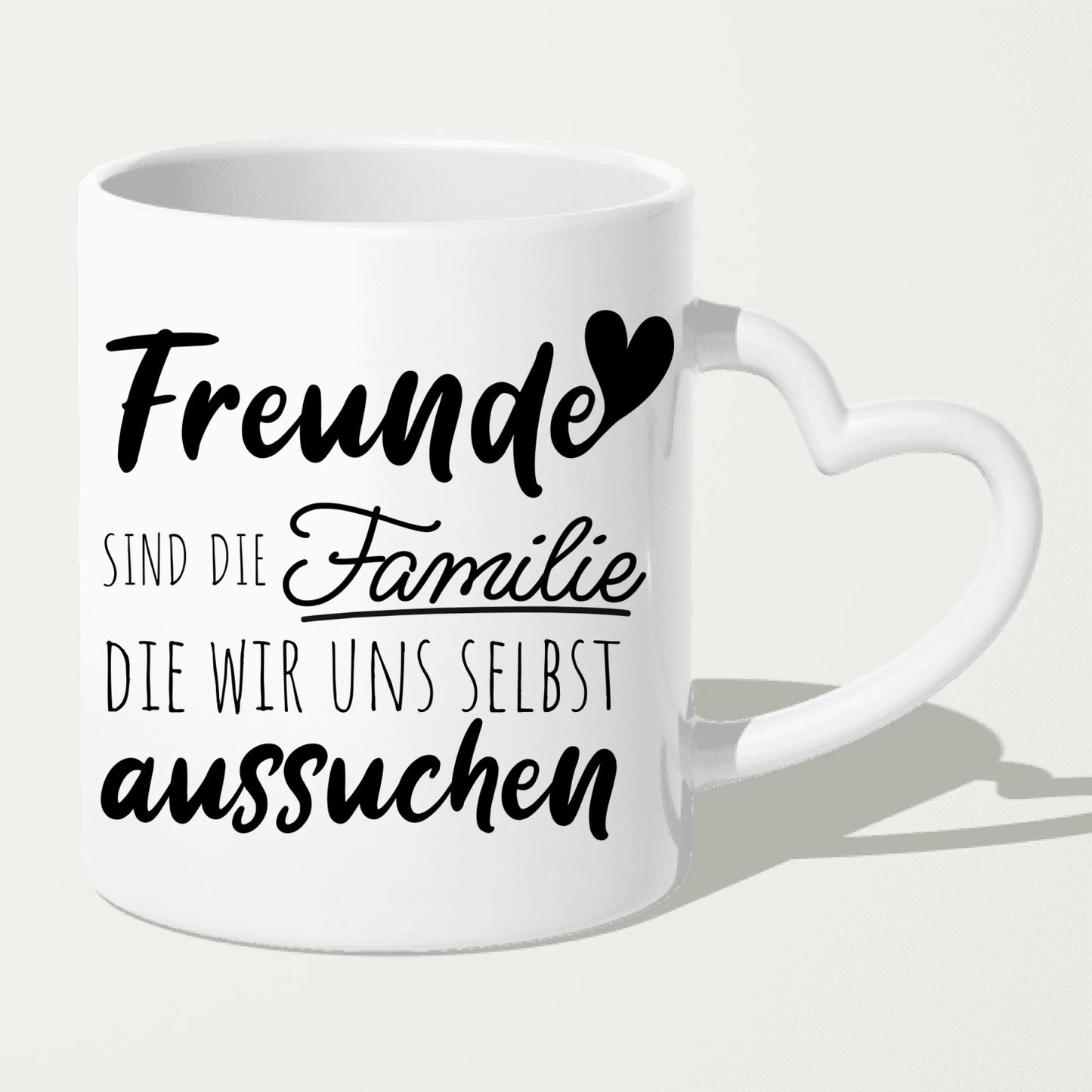 Personalisierte Tasse - Beste Freundinnen mit Jacken (5 Freundinnen)