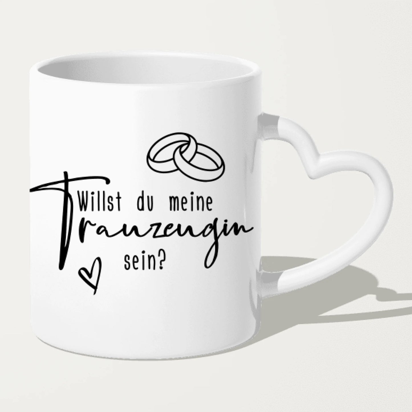 Personalisierte Tasse mit Trauzeugin und Braut - Hochzeitsgeschenk - Trauzeugin Geschenk