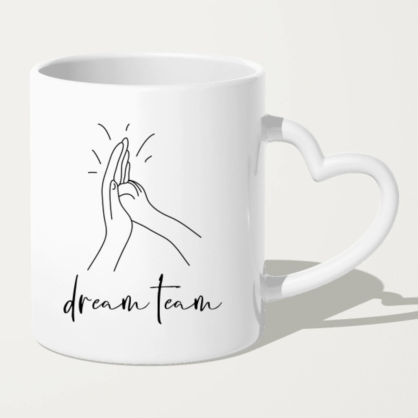 Personalisierte Tasse mit Hund und Frauen (1 Hund + 2 Frauen) - Weihnachtstasse