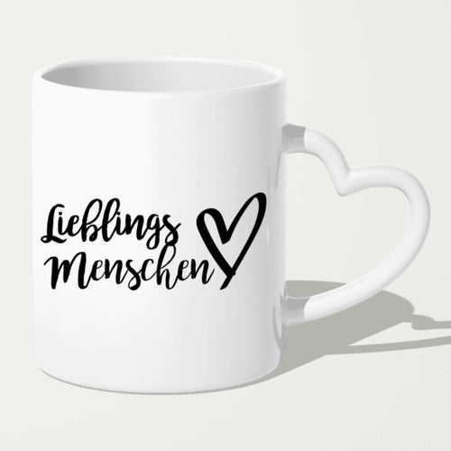 Personalisierte Tasse 2 Frauen + 1 Kind