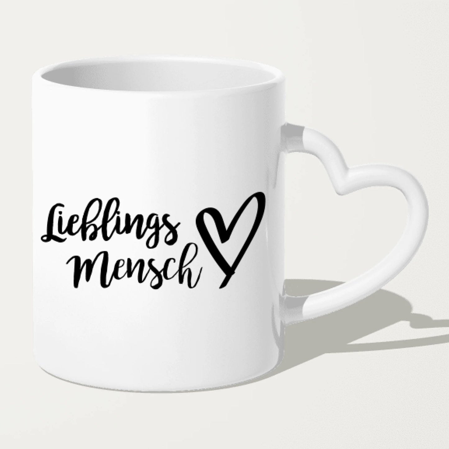 Personalisierte Tasse mit Paar (sitzend)