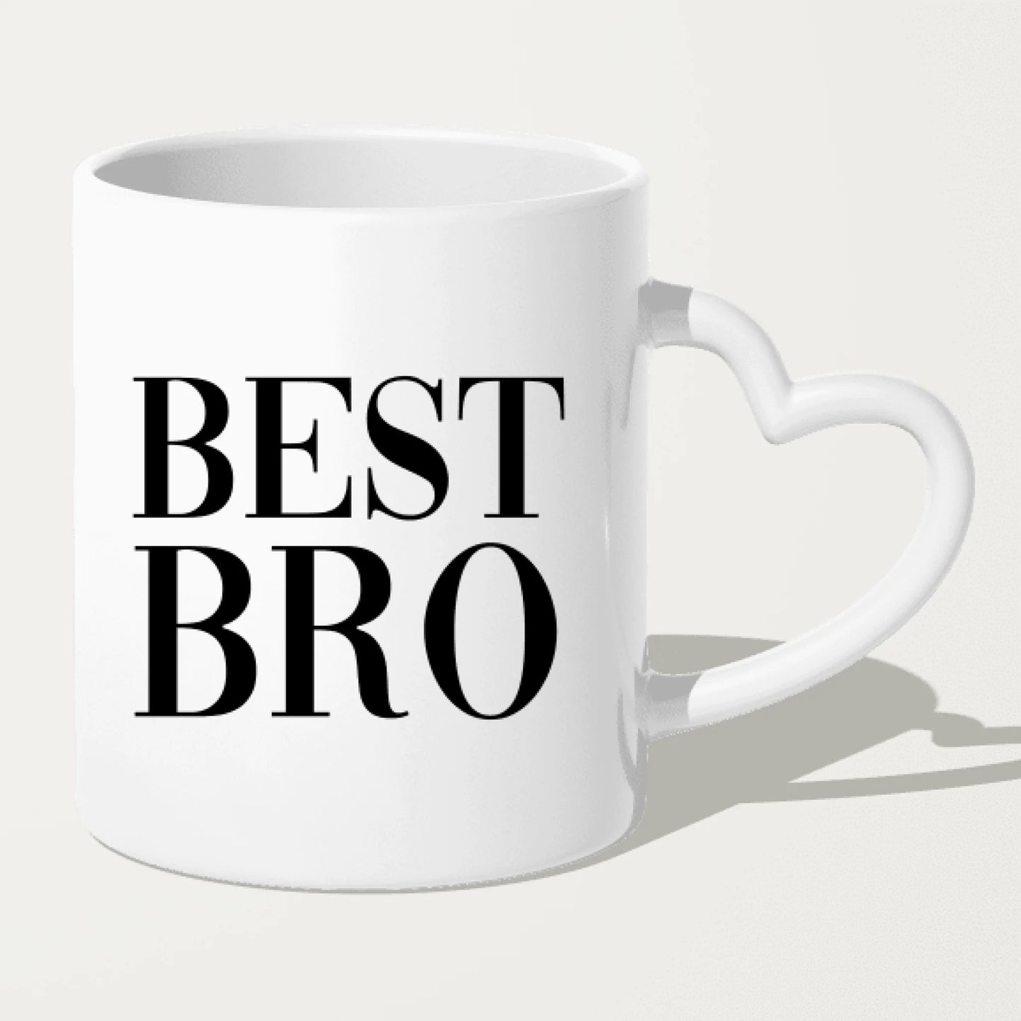 Personalisierte Tasse - 2 Männer mit Trinken (männliche Beste Freunde, Brüder, Vater + Sohn)