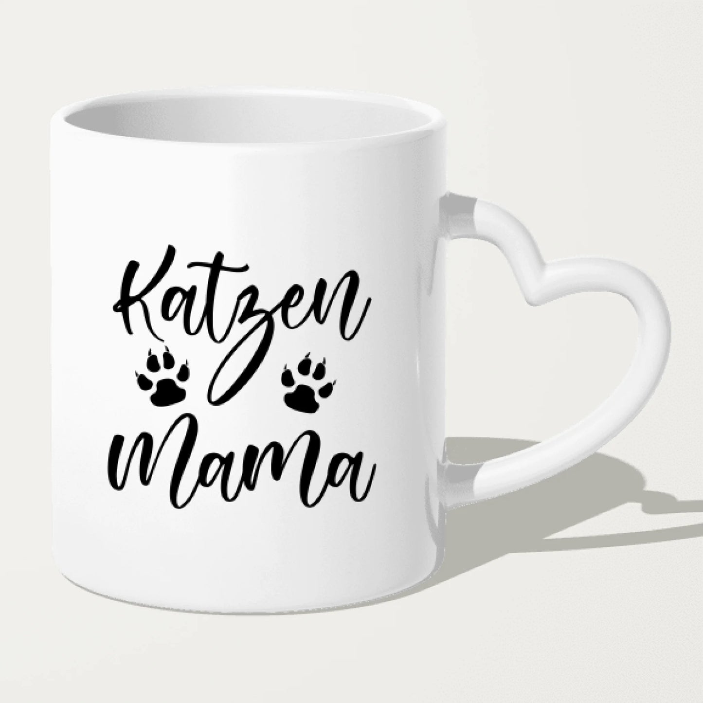 Personalisierte Tasse mit Katze und Frau (2 Katzen + 1 Frau) - Weihnachtstasse