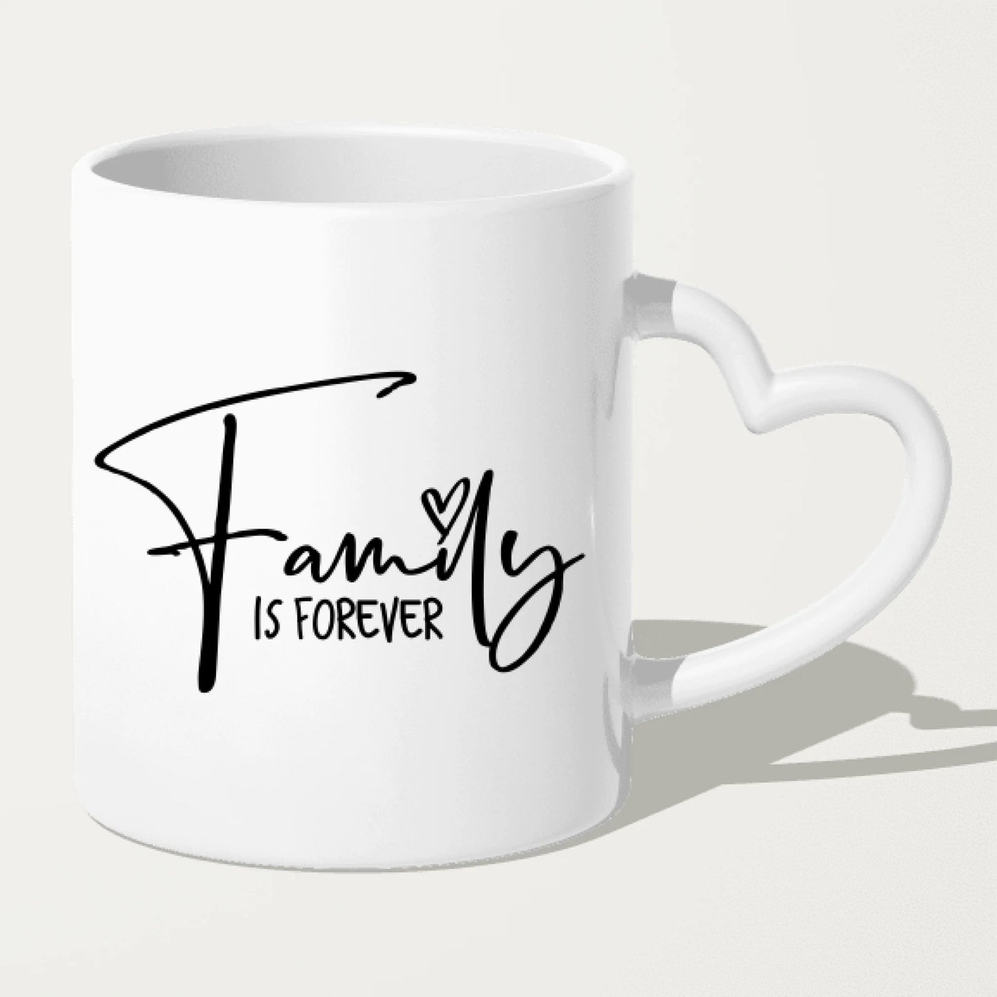 Personalisierte Tasse mit Mutter/Kind (1 Kind/Baby)