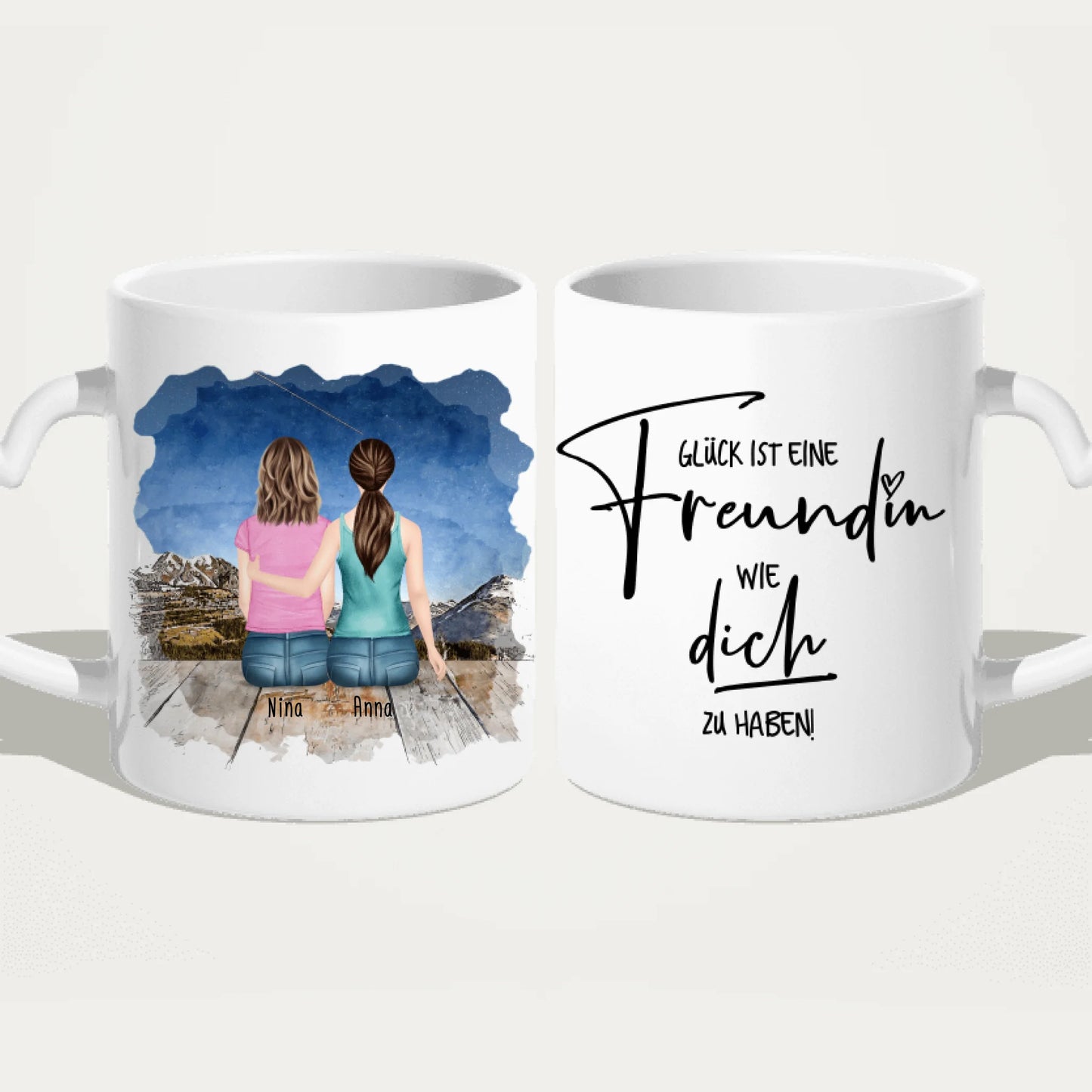 Personalisierte Tasse für lesbisches Pärchen / Paar - Gleichgeschlechtlich