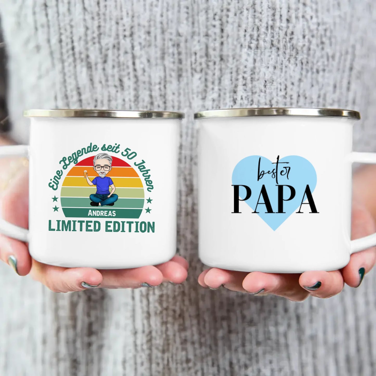 Personalisierte Tasse - Eine Legende seit X Jahren - Opa / Papa Legende