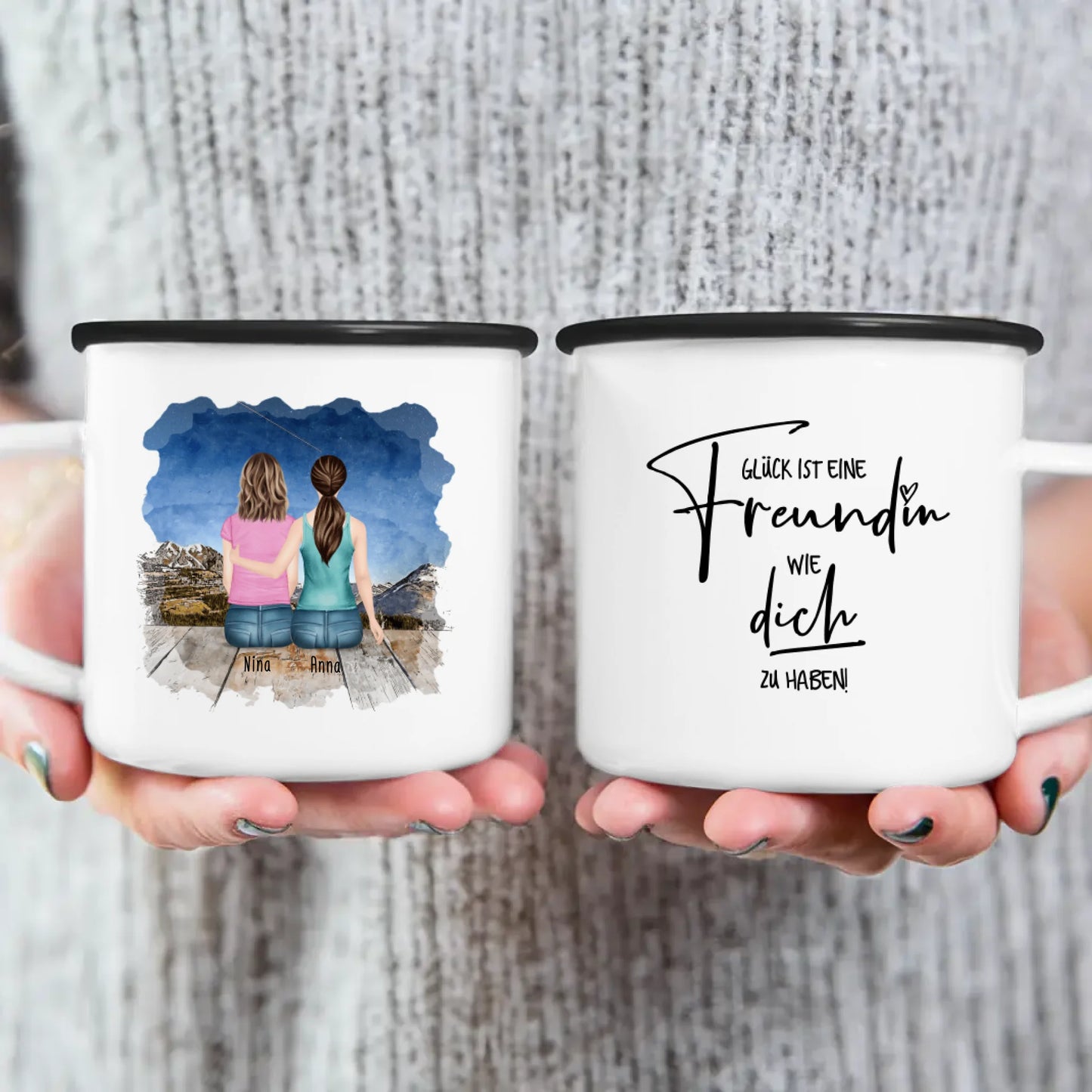 Personalisierte Tasse für lesbisches Pärchen / Paar - Gleichgeschlechtlich