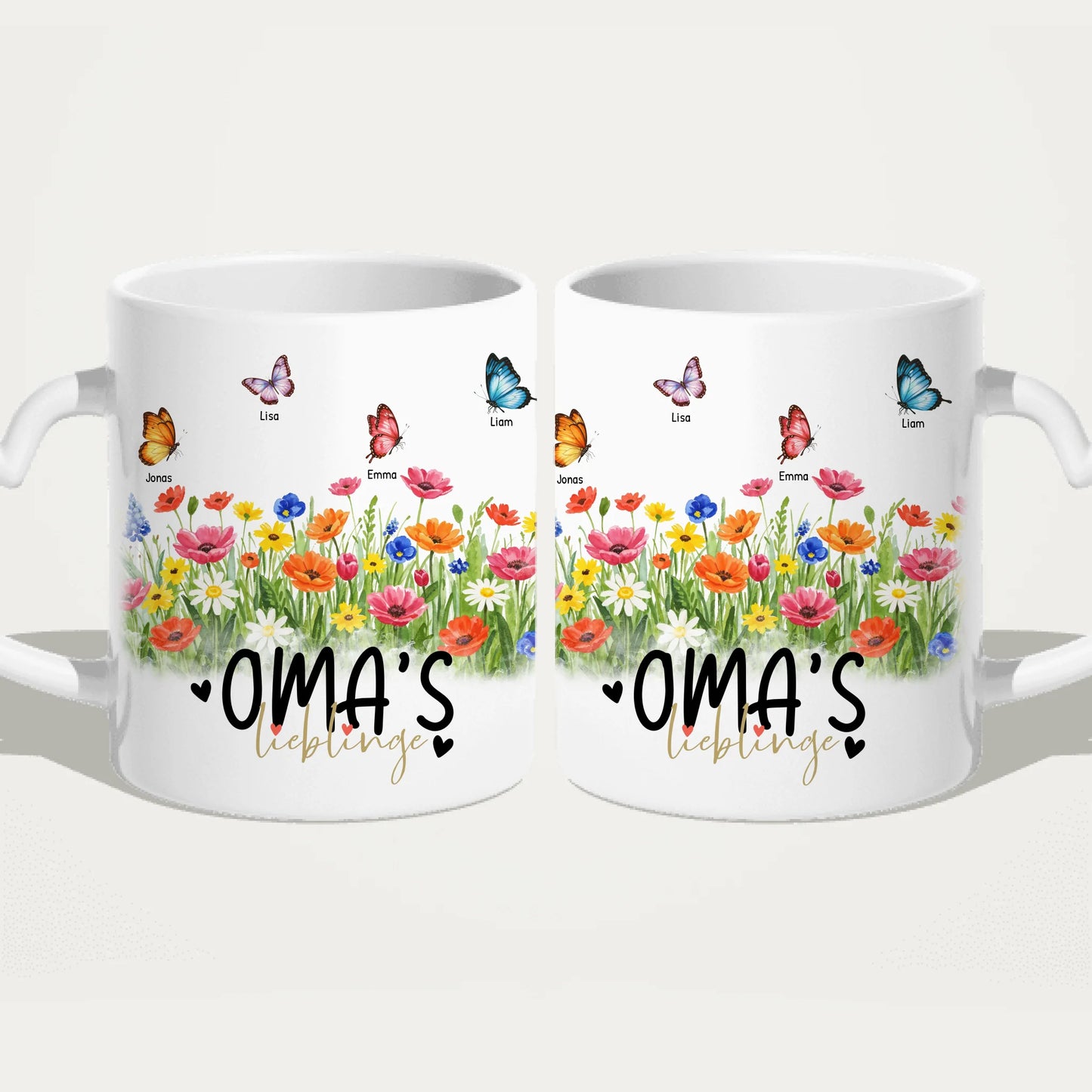 Personalisierte Tasse Kollegen (7 Frauen +  1 Mann) - Abschiedsgeschenk copy