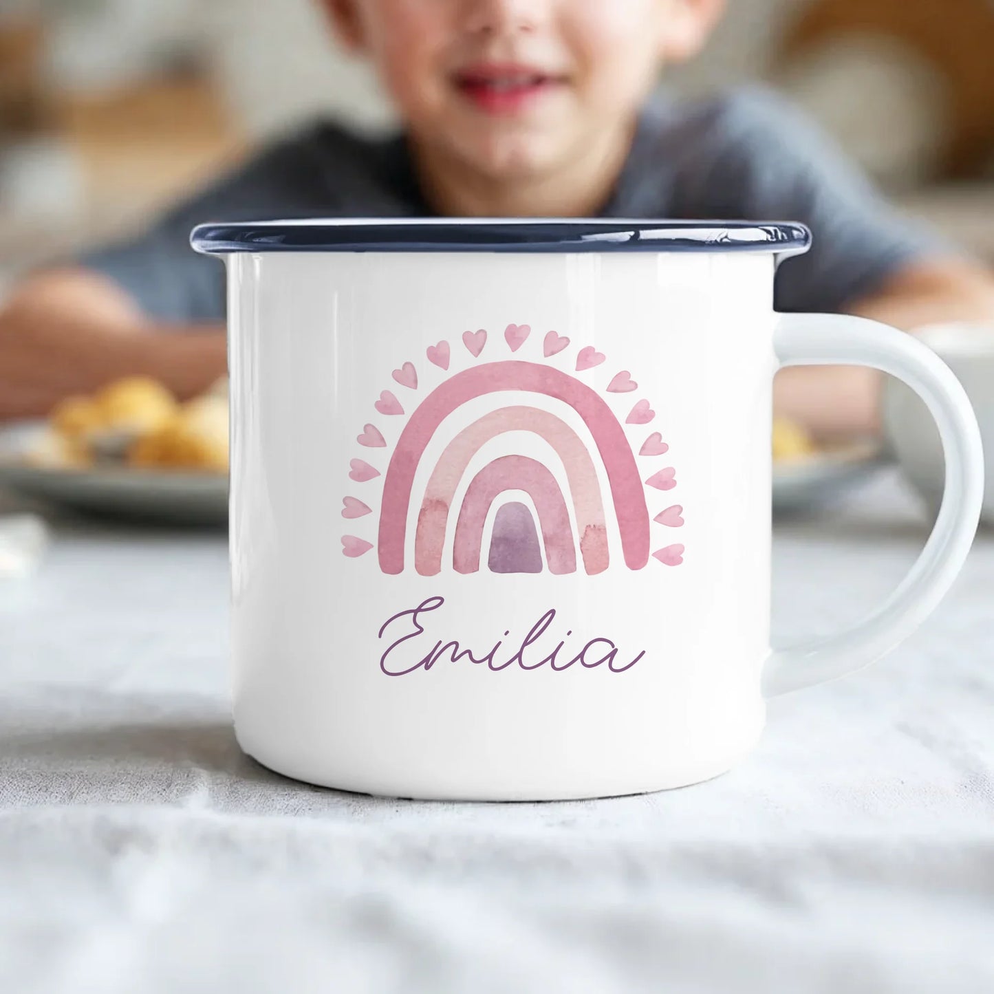 Kids Emaille - Schwarz