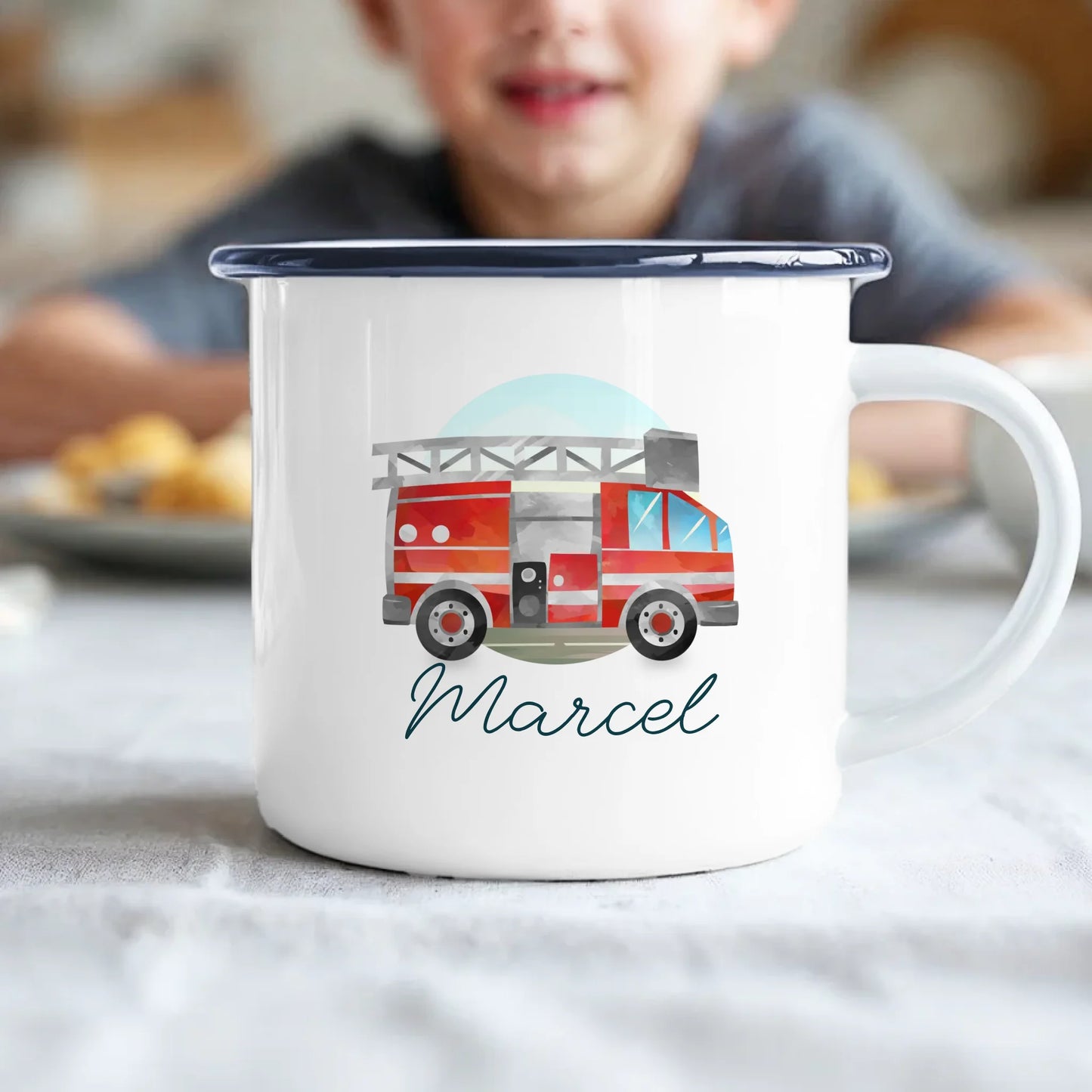 Kids Emaille - Schwarz