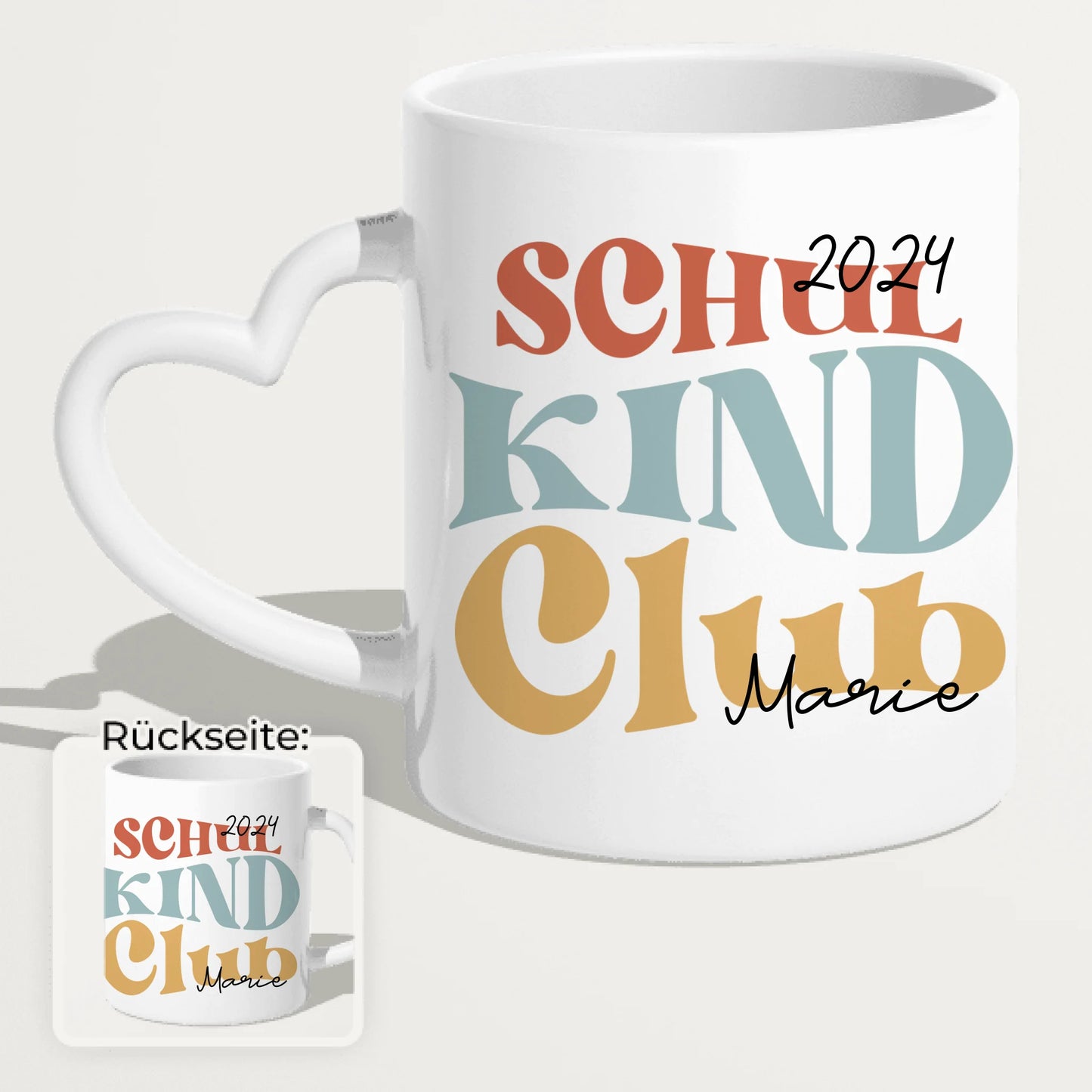 Personalisierte Kindertasse - Schulkind Club/Gang - Geschenk zur Einschulung