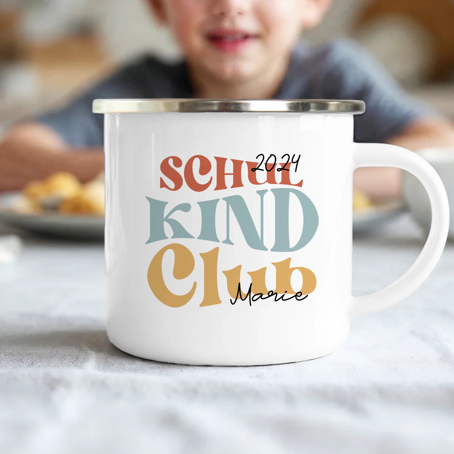 Kids Emaille - Schwarz