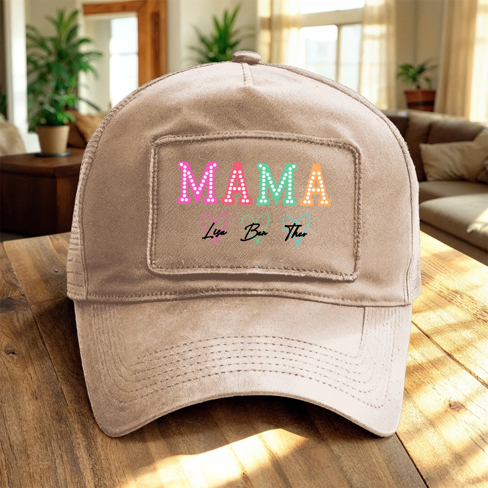 Trucker Cap - Mama Schriftzug mit 1-5 Kindernamen