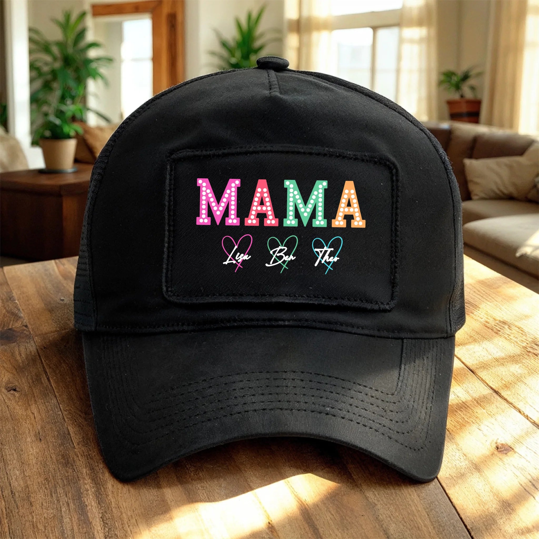 Trucker Cap - Mama Schriftzug mit 1-5 Kindernamen