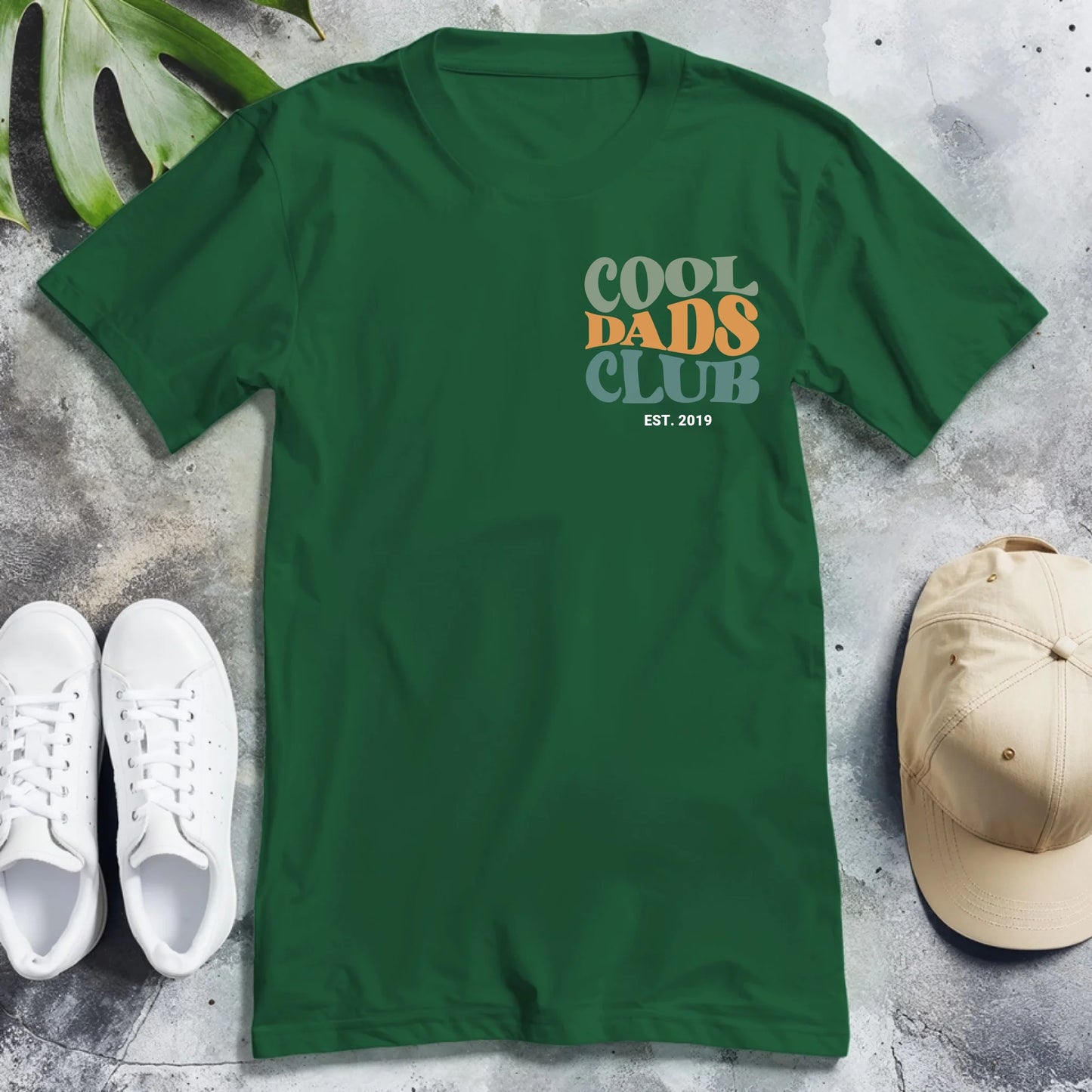 Personalisiertes T-Shirt - Cool Dads Club mit Geburtsjahr